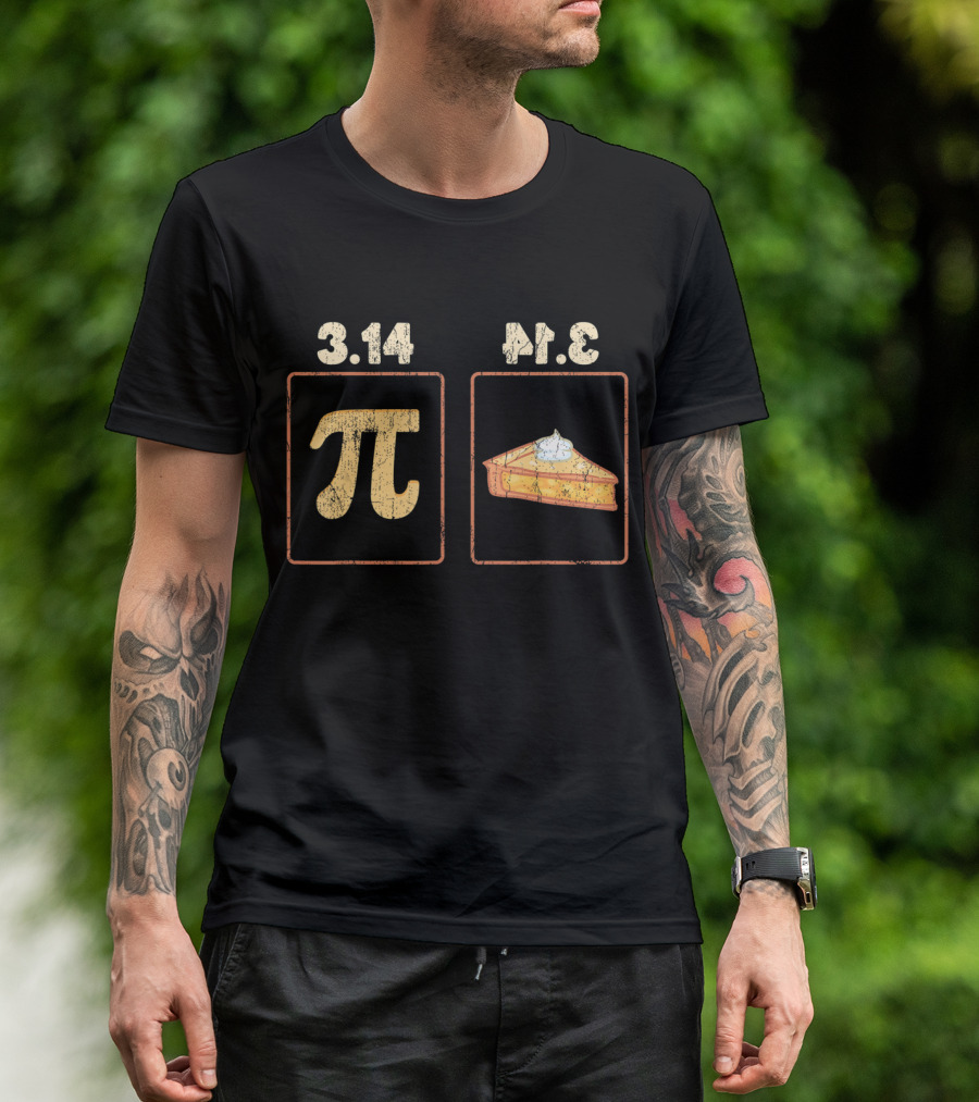 3.14 Pi Symbol Equals Pie 14.3 Pi Day Vintage T-Shirt