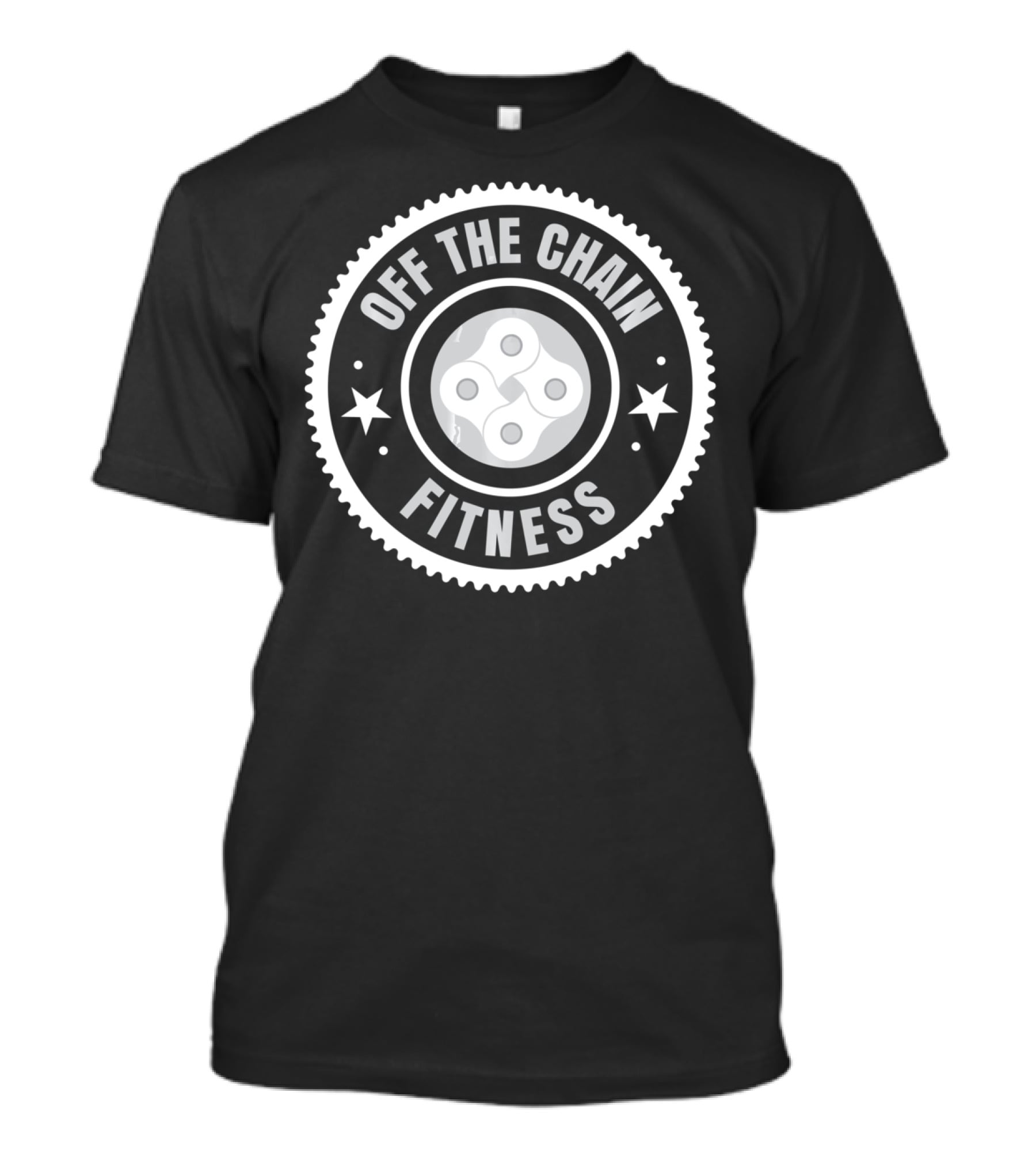 Off The Chain Fitness Cycling Gear-Inspired T-Shirt