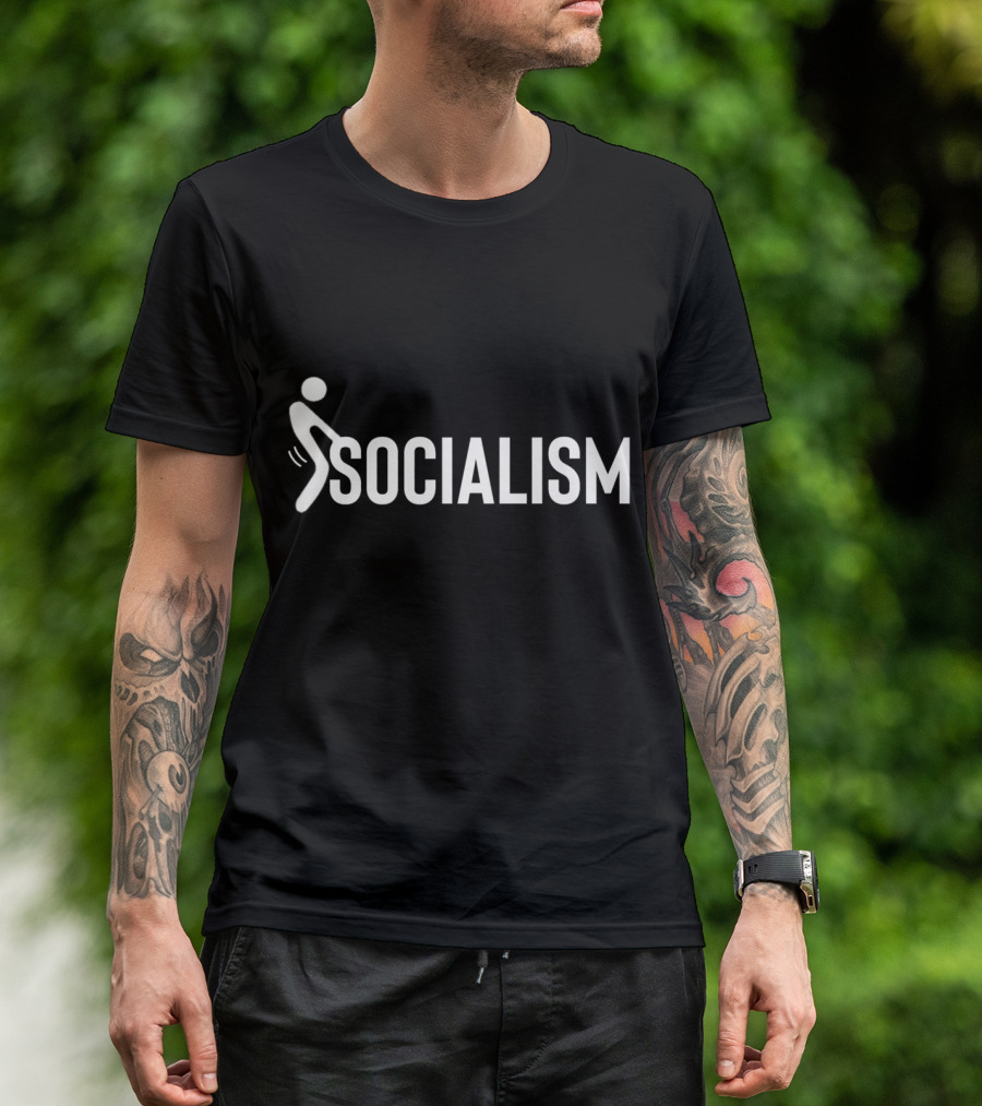 SOCIALISM Stick Figure Humorous T-Shirt