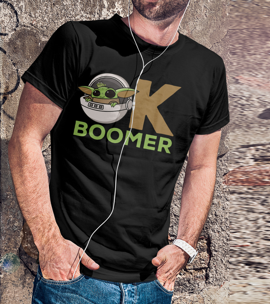 OK Boomer Baby Yoda Meme T-Shirt