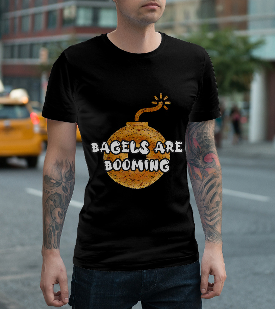 Bagels Are Booming with Donuts Bagel Explosion T-Shirt