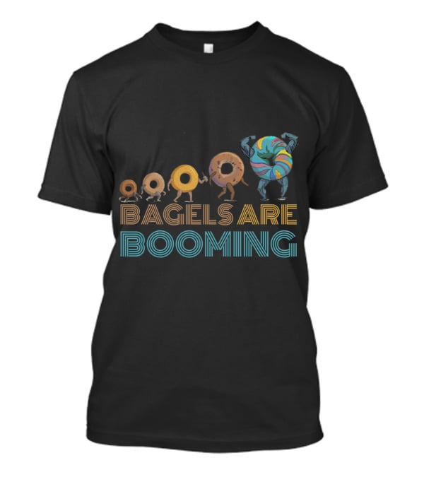 Bagels Are Booming Evolution Of Donuts T-Shirt