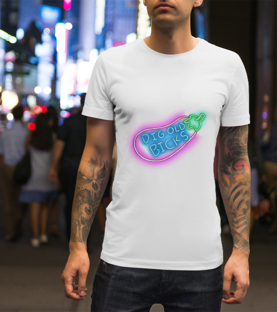 Dig Old Bick Neon Eggplant Terry Korvo Solar Opposites T-Shirt