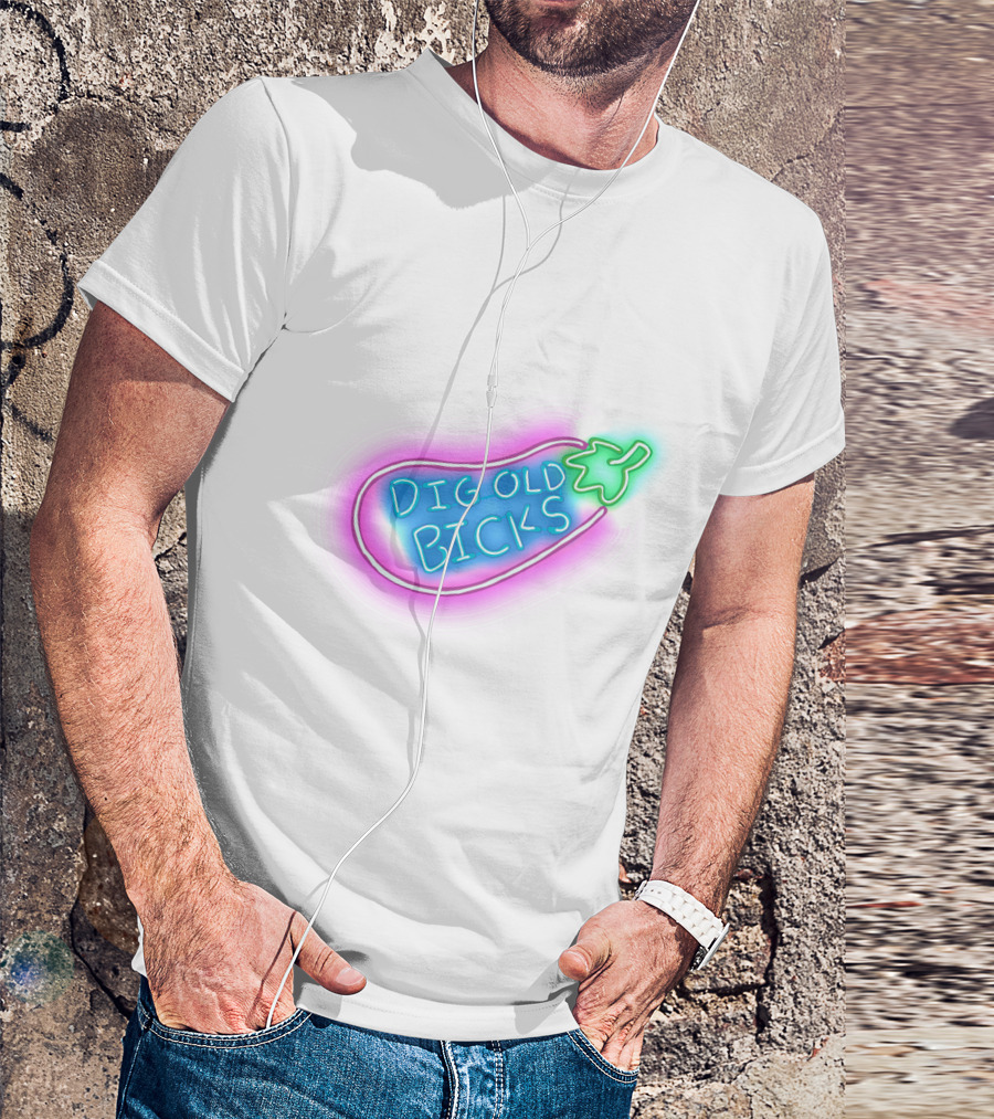Dig Old Bick Neon Eggplant Terry Korvo Solar Opposites T-Shirt