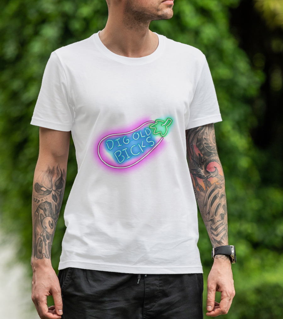 Dig Old Bick Neon Eggplant Terry Korvo Solar Opposites T-Shirt