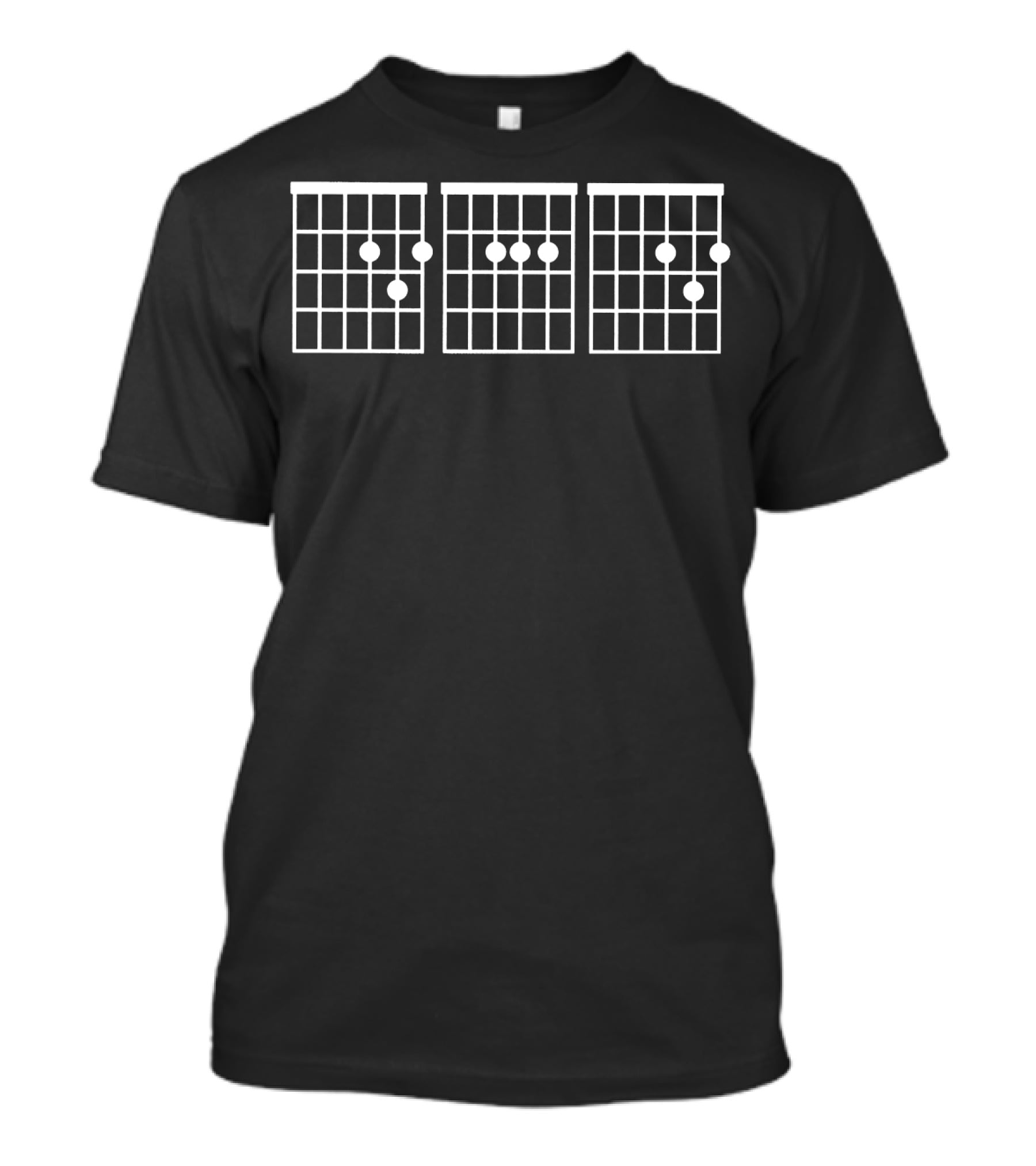 Guitar Dad Chord Diagram Father's Day T-Shirt
