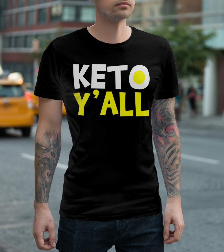 Keto Y'all Ketogenic Diet Bodybuilding T-Shirt