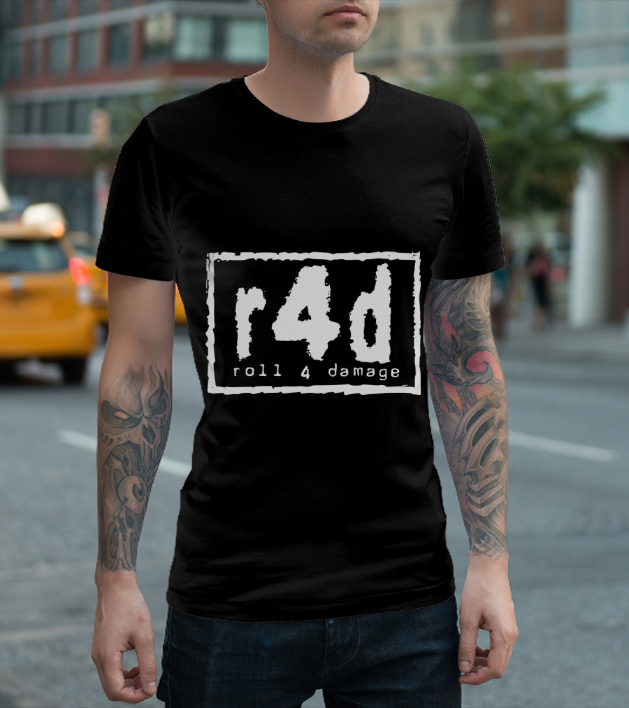 NWO R4D Roll 4 Damage Dnd RPG Roleplay T-Shirt