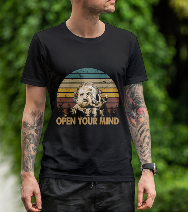 Total Recall Open Your Mind Vintage Sunset Stripes T-Shirt