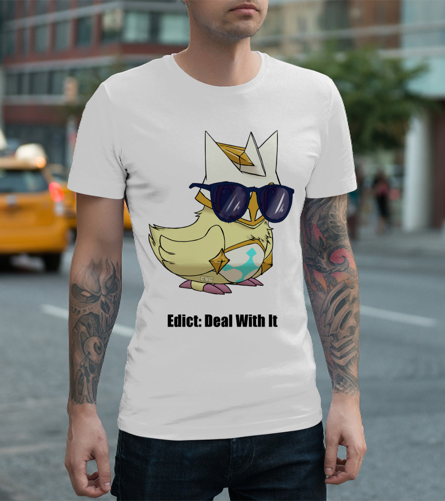 Edict Deal With It Bird Pope Wisdom T-Shirt