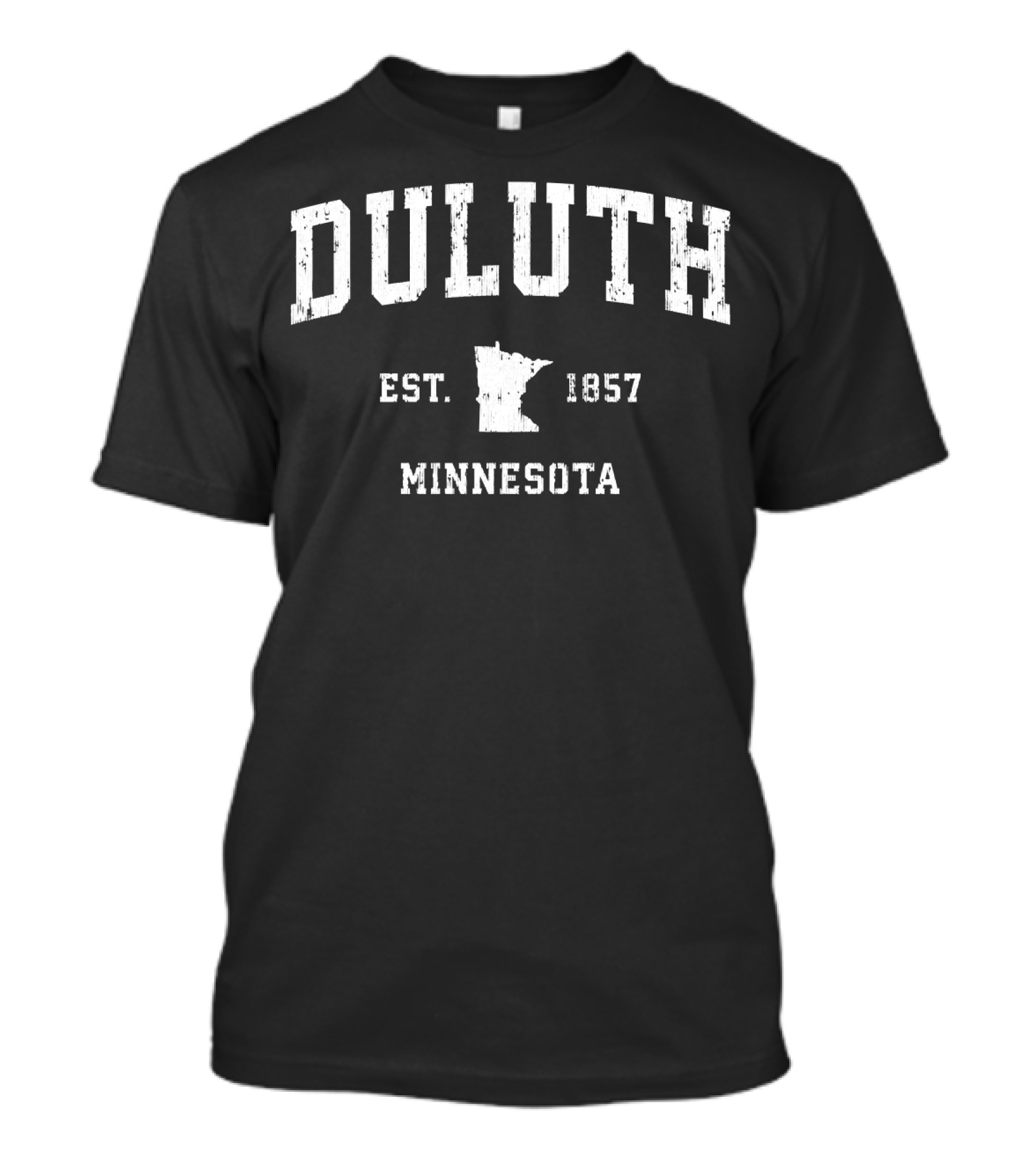Duluth Minnesota Est. 1857 Vintage Athletic T-Shirt