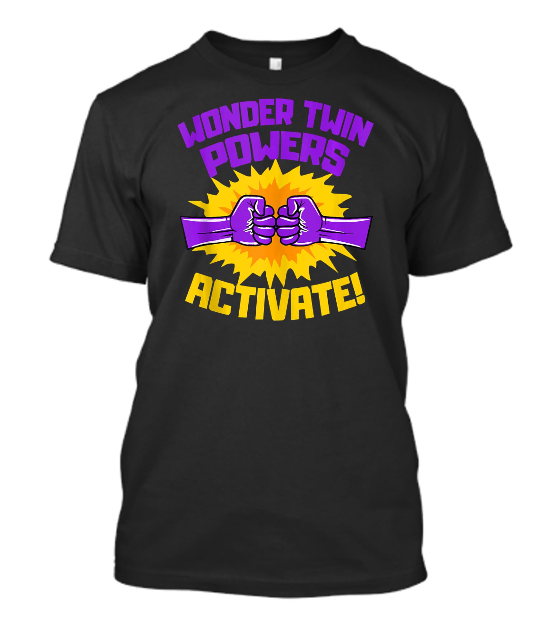 Wonder Twin Powers Activate Fist Bump Explosion T-Shirt