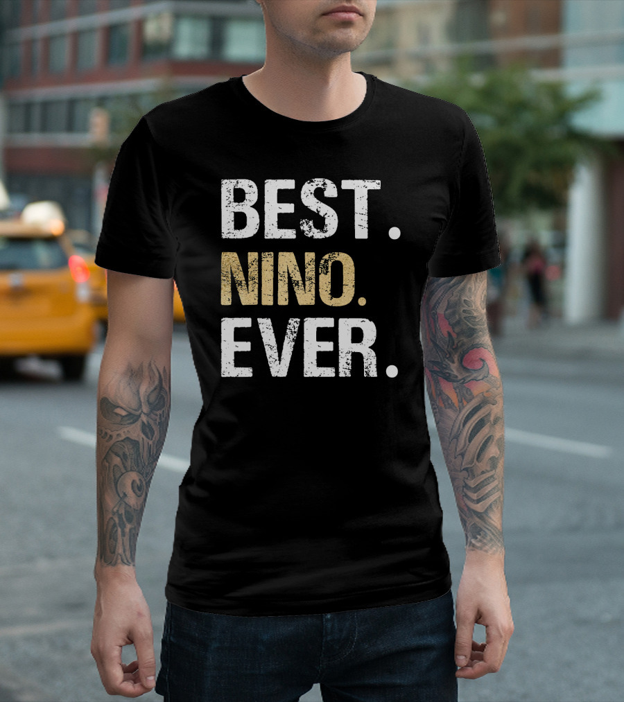Best Nino Ever Spanish Mexican Godfather Nino Padre Padrino T-Shirt