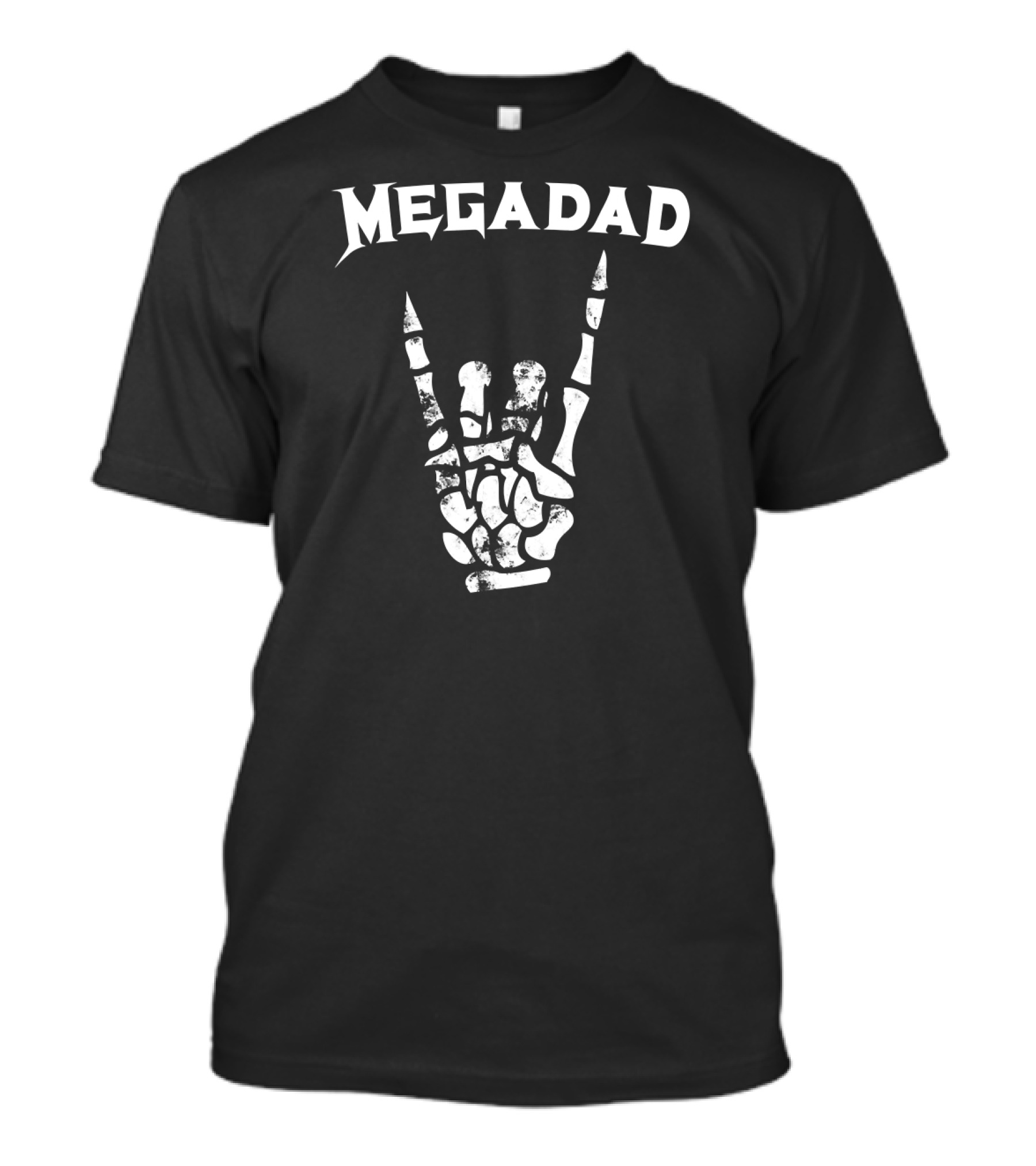 Megadad Rock Heavy Metal Hand Gesture T-Shirt