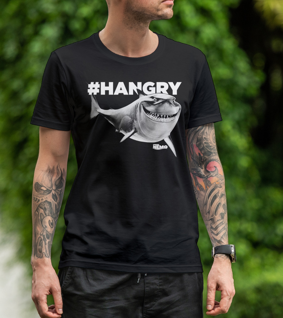 Hangry Bruce Disney Pixar Finding Nemo T-Shirt