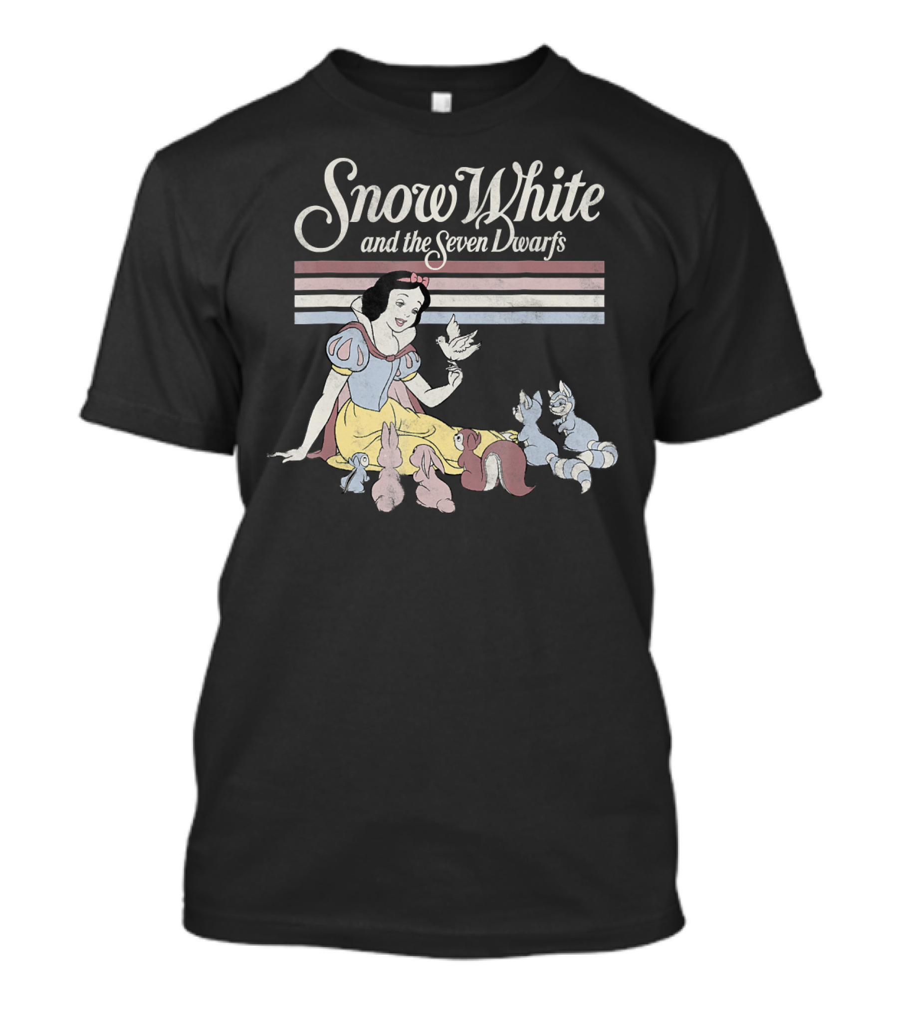 Snow White And The Seven Dwarfs Critters Stripe T-Shirt