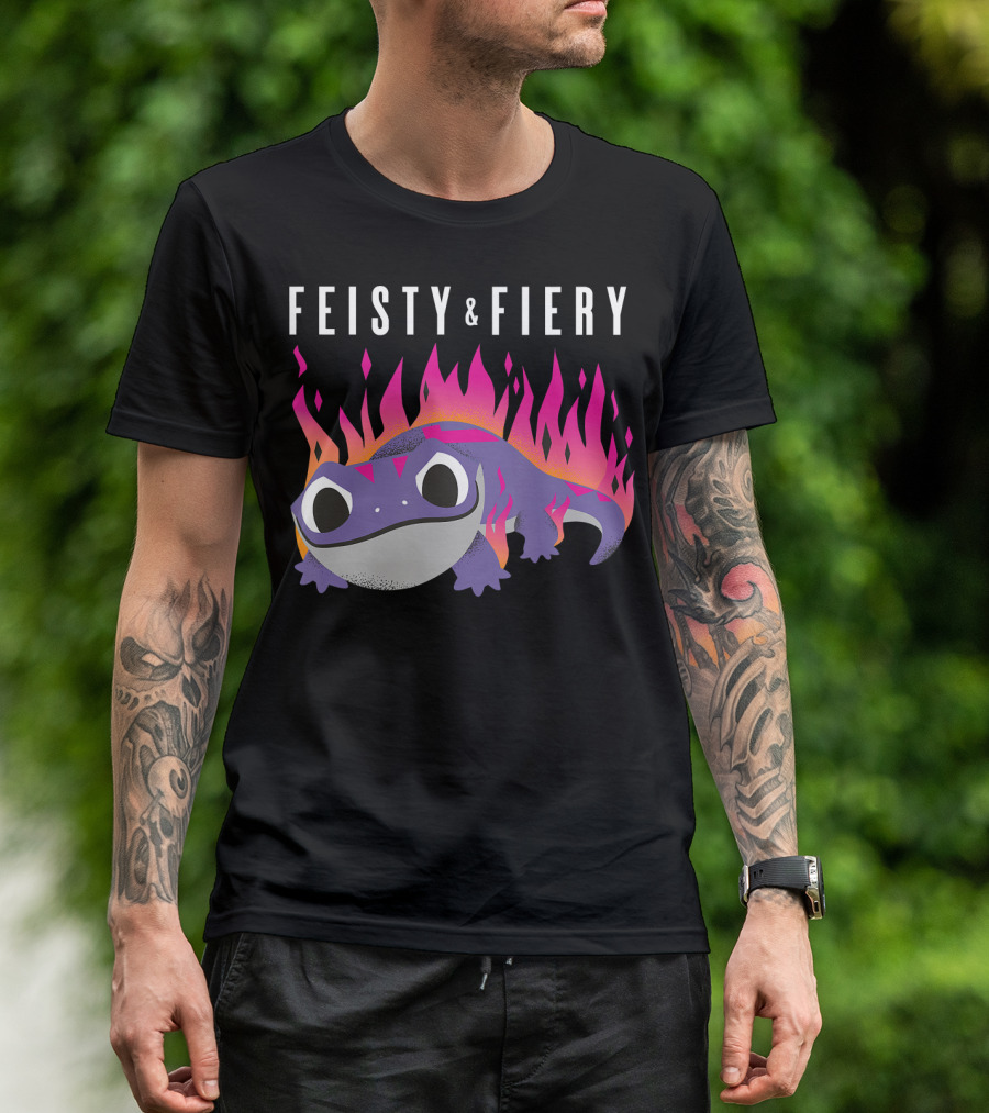 Feisty And Fiery Disney Frozen 2 Bruni Salamander T-Shirt