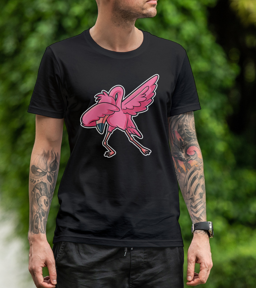 Dabbing Flamingo Dab Iconic Pose T-Shirt