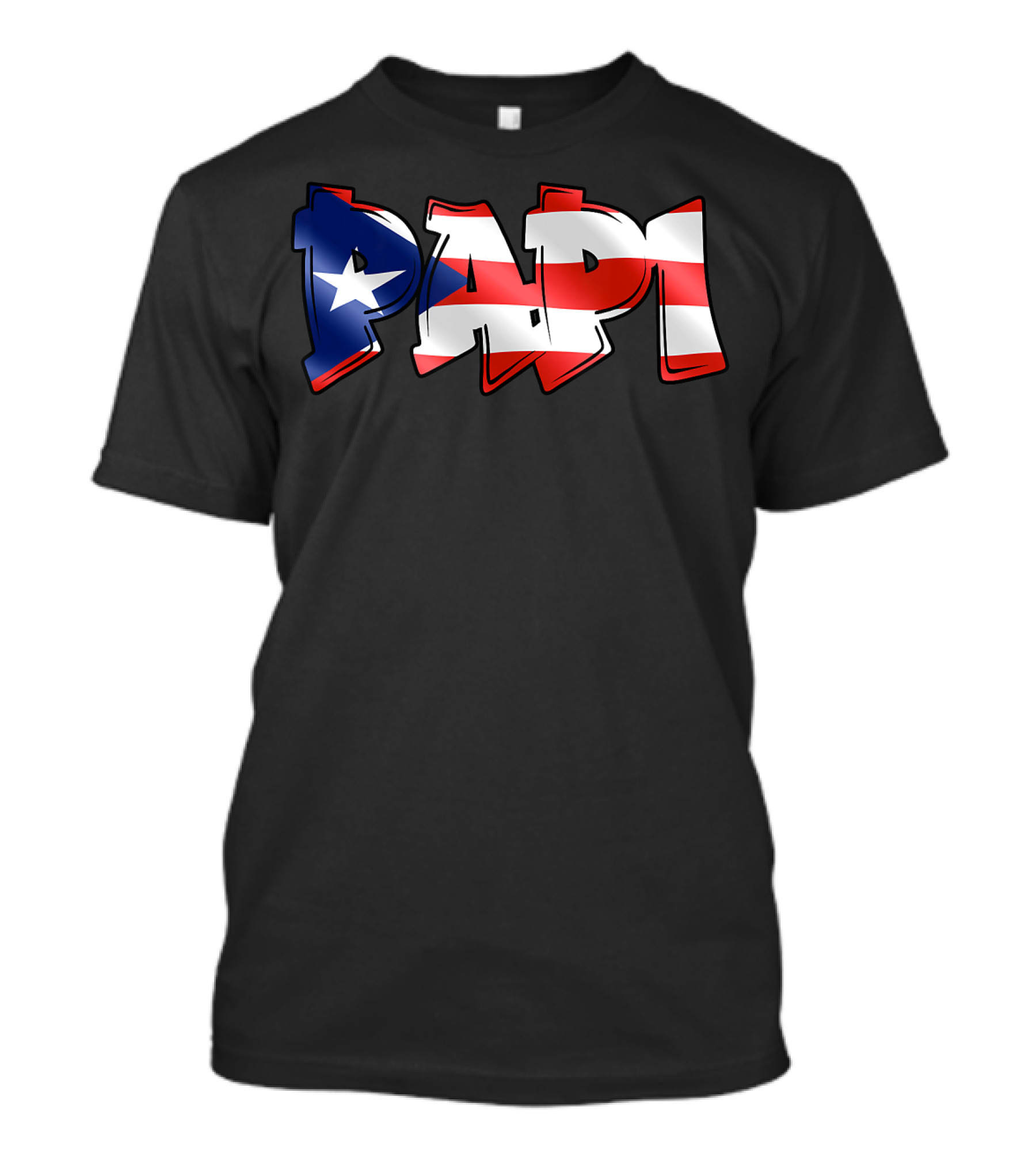 Papi Puerto Rican Flag T-Shirt