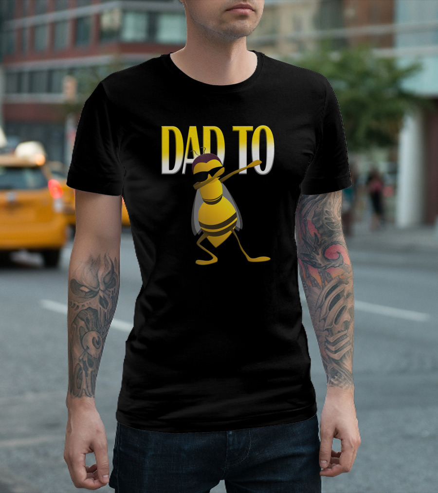 Dad To Be Dabbing Bee T-Shirt