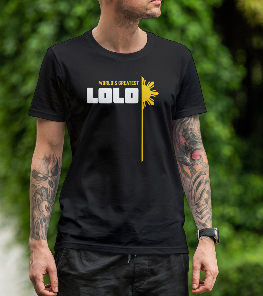 World's Greatest Lolo Filipino Grandpa Sun T-Shirt