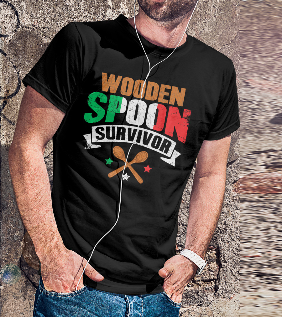 Wooden Spoon Survivor Italian Chef Kitchen Inspiration T-Shirt