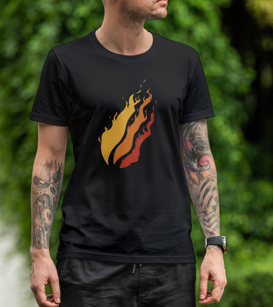 Vintage Fire Nation Flame Gamers T-Shirt