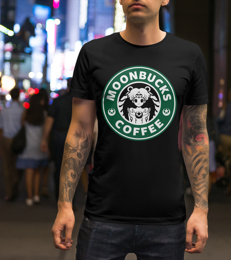 Moonbucks Coffee Sailor Moon Starbucks T-Shirt