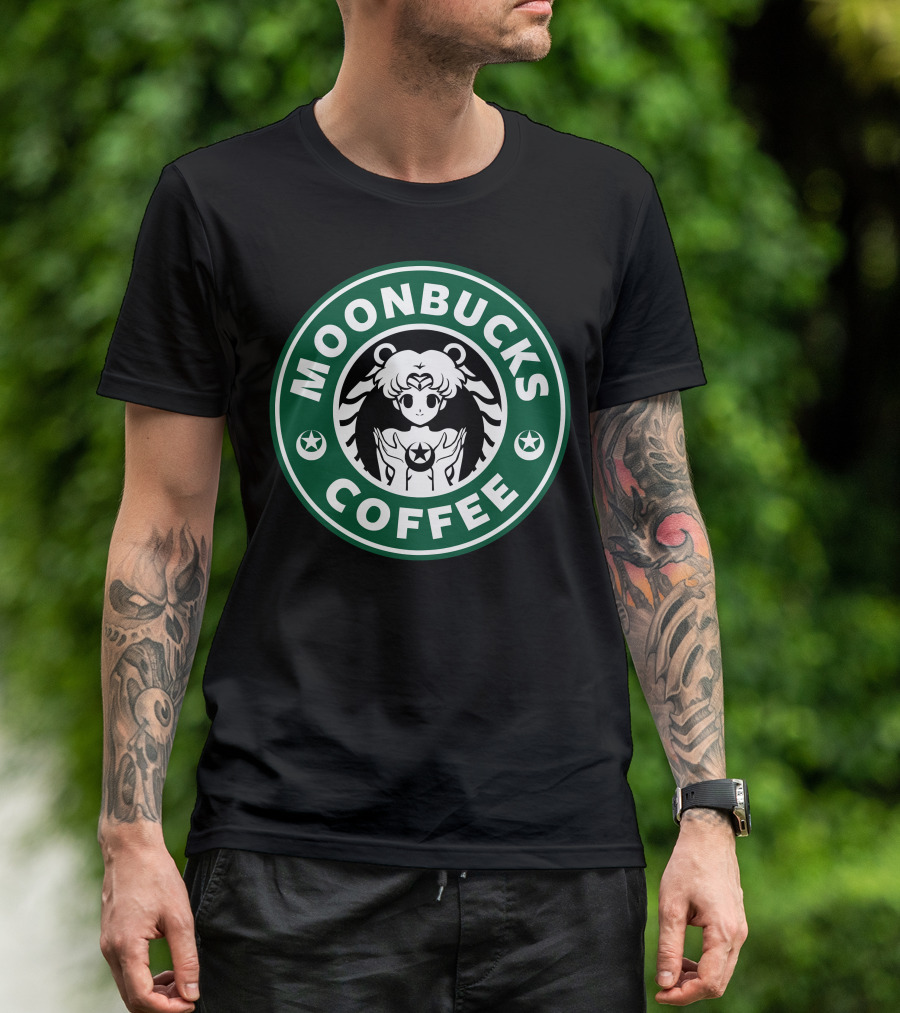Moonbucks Coffee Sailor Moon Starbucks T-Shirt