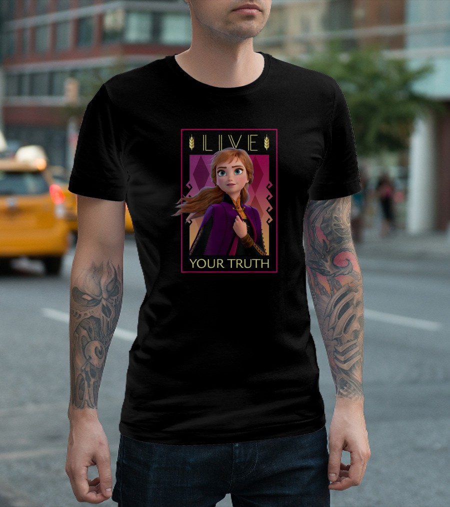Disney Frozen 2 Anna Live Your Truth T-Shirt