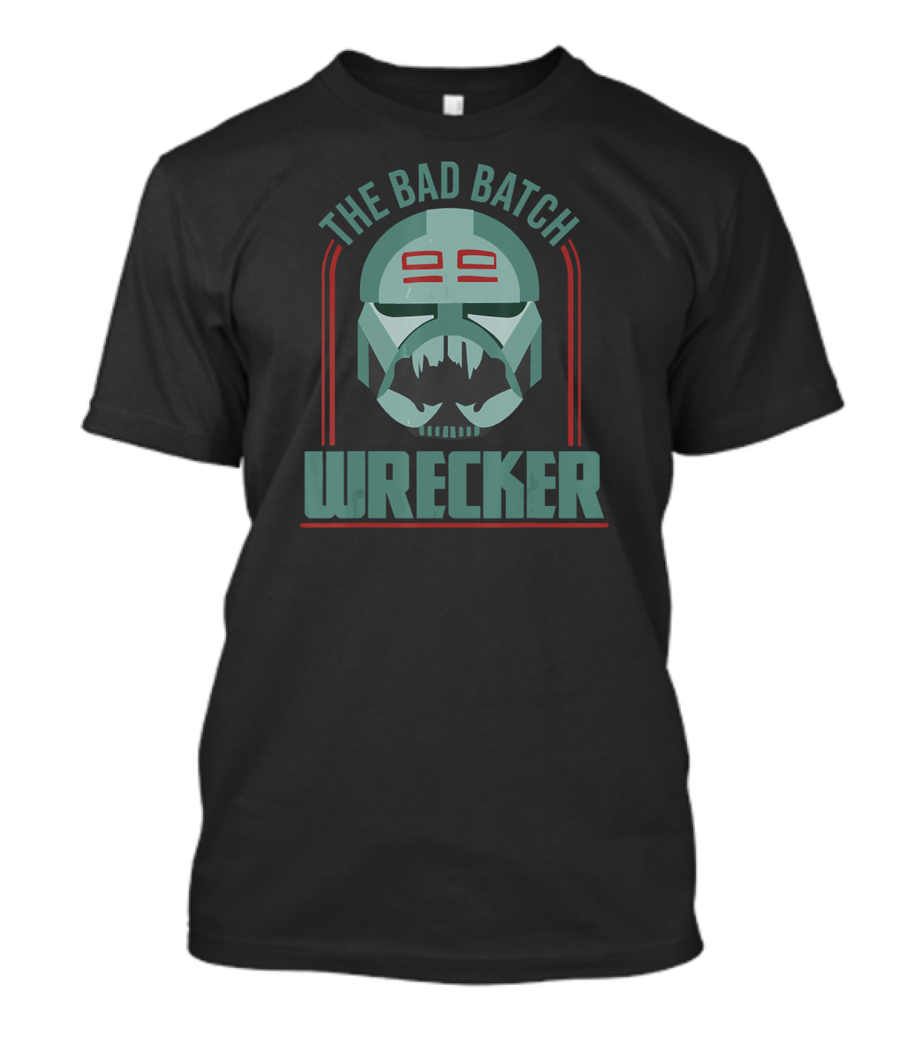 Star Wars The Clone Wars The Bad Batch Wrecker Helmet T-Shirt