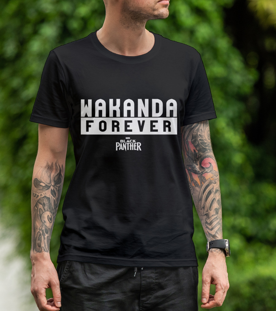 WAKANDA FOREVER Marvel Black Panther T-Shirt