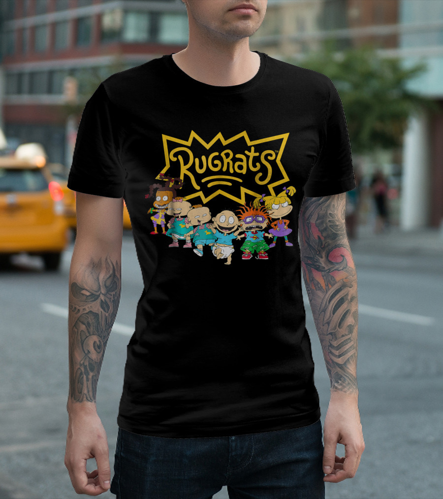Rugrats Nickelodeon Character Lineup Group Image T-Shirt