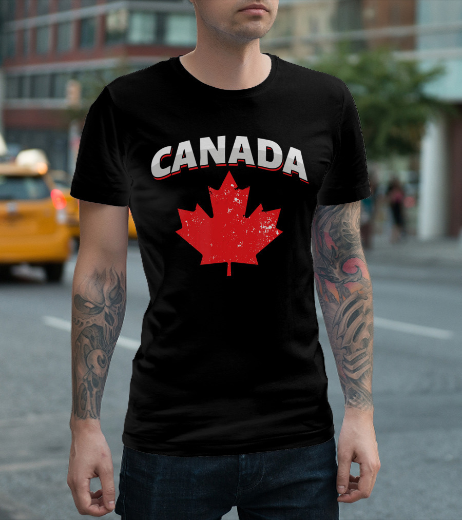 Canadian Maple Leaf Canada Patriotic Toronto Vancouver T-Shirt