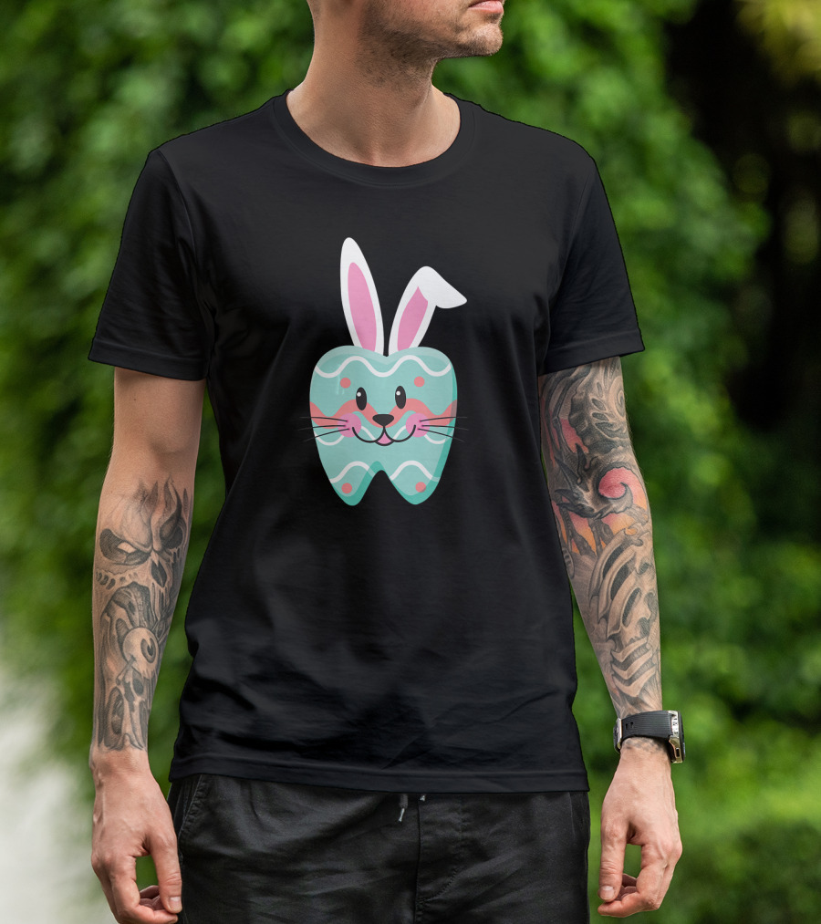 Dental Hygienist Easter Bunny Tooth Eggcellent T-Shirt
