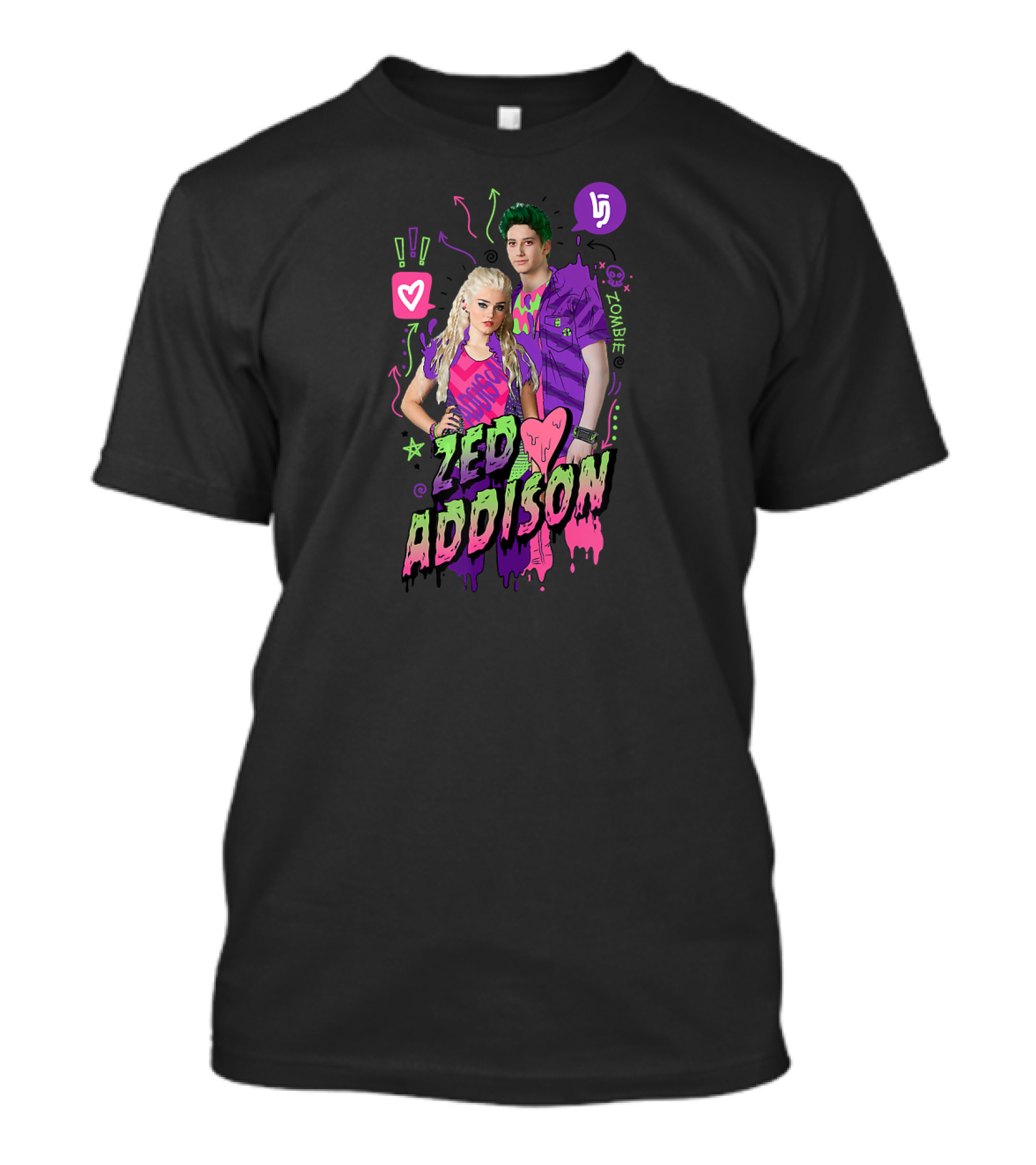 Zed Addison Hearts Zombies 2 Disney T-Shirt