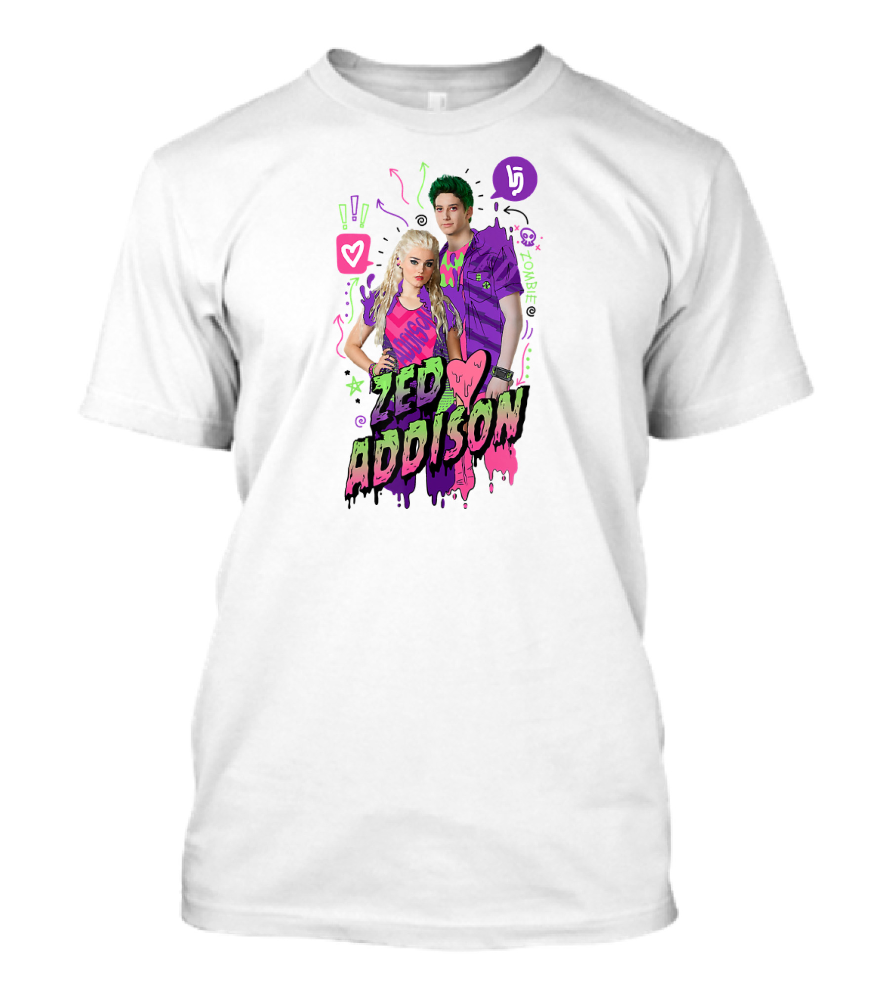 Zed Addison Hearts Zombies 2 Disney T-Shirt