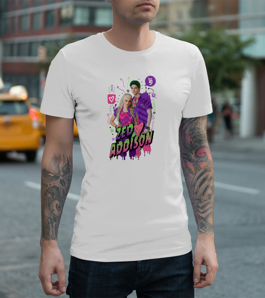 Zed Addison Hearts Zombies 2 Disney T-Shirt