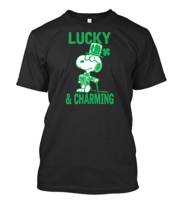Lucky And Charming Peanuts St Patrick's Day T-Shirt