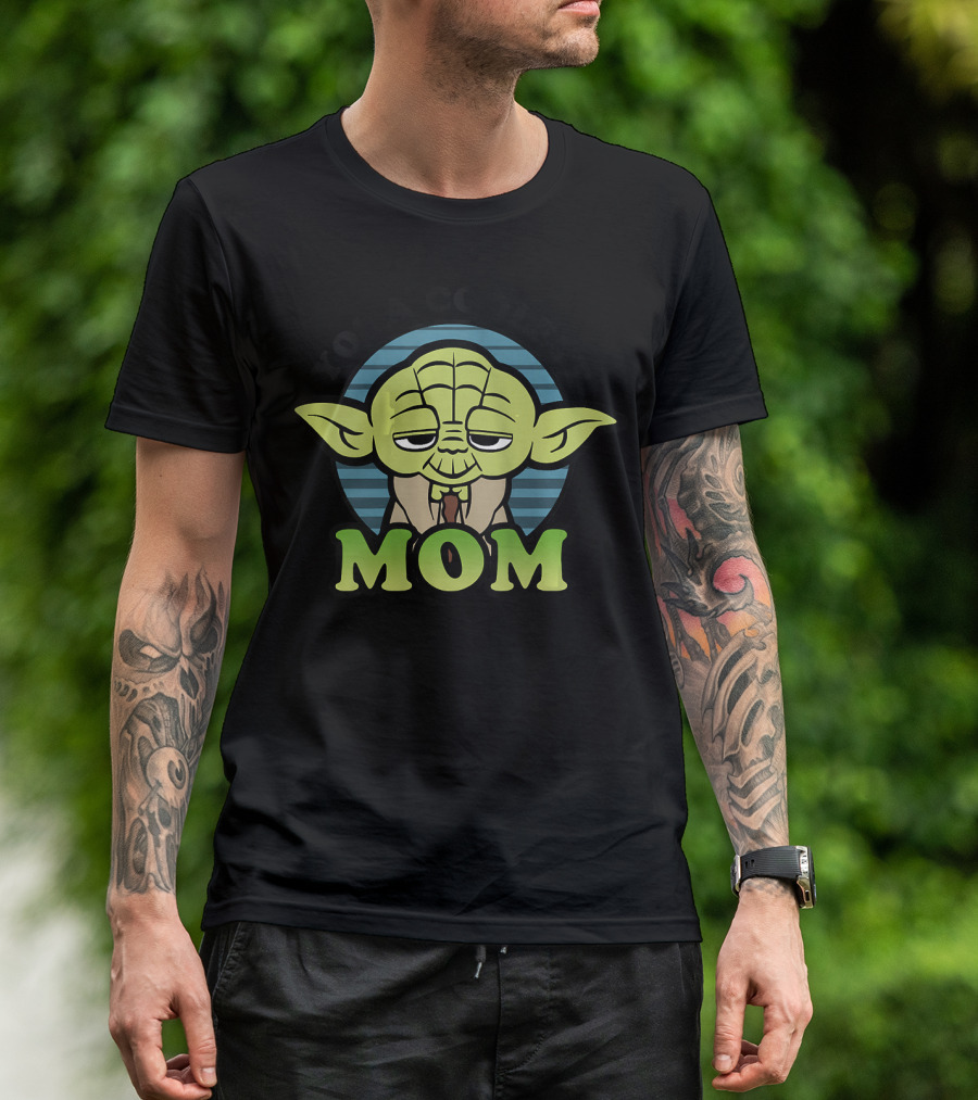 Yoda Coolest Mom Star Wars Cartoon T-Shirt