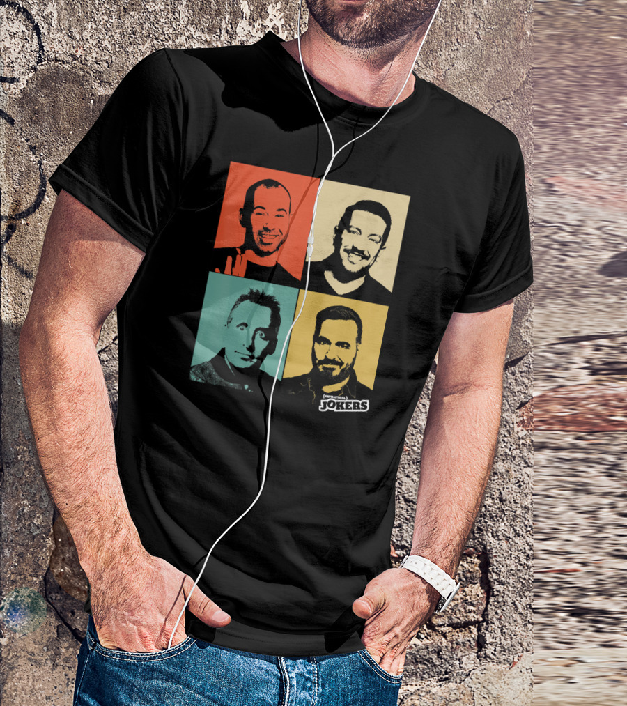 Impractical Jokers Colorful Pop Art Style Portraits T-Shirt