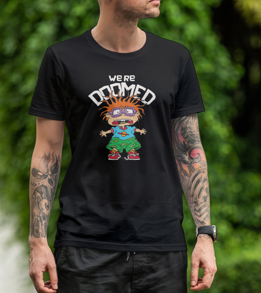 Rugrats Chuckie We're Doomed Retro Nickelodeon Animation T-Shirt