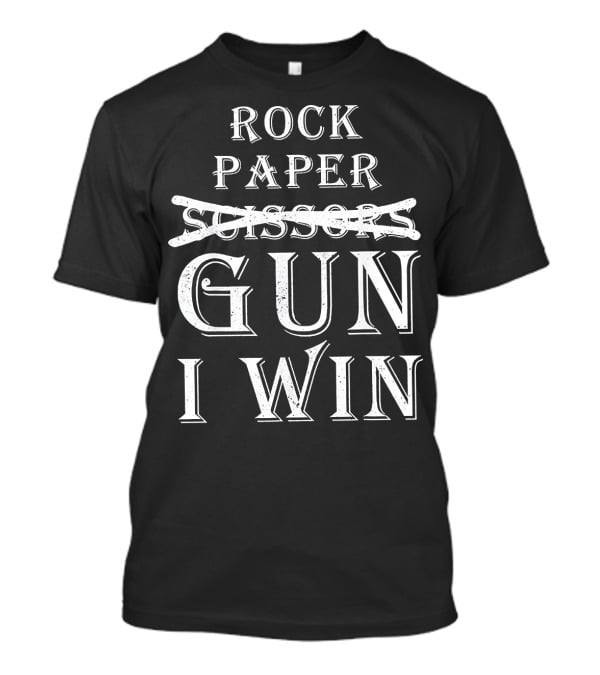 Rock Paper Gun I Win T-Shirt