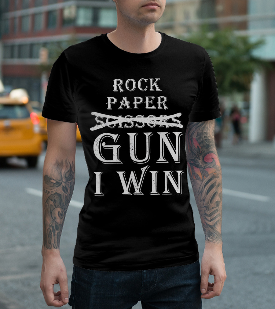 Rock Paper Gun I Win T-Shirt