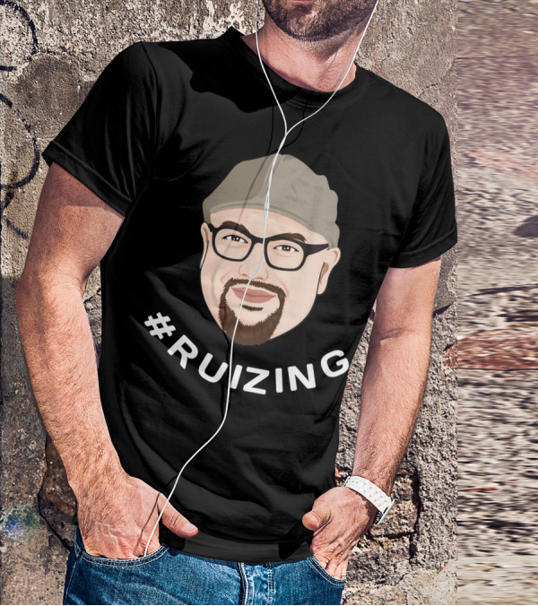 Ruizing Portrait Glasses Hat T-Shirt