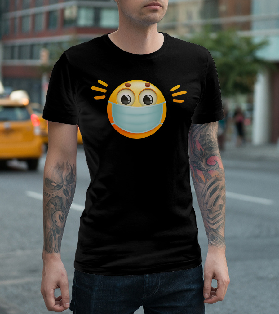 Face Mask Emoji Surgical Health T-Shirt