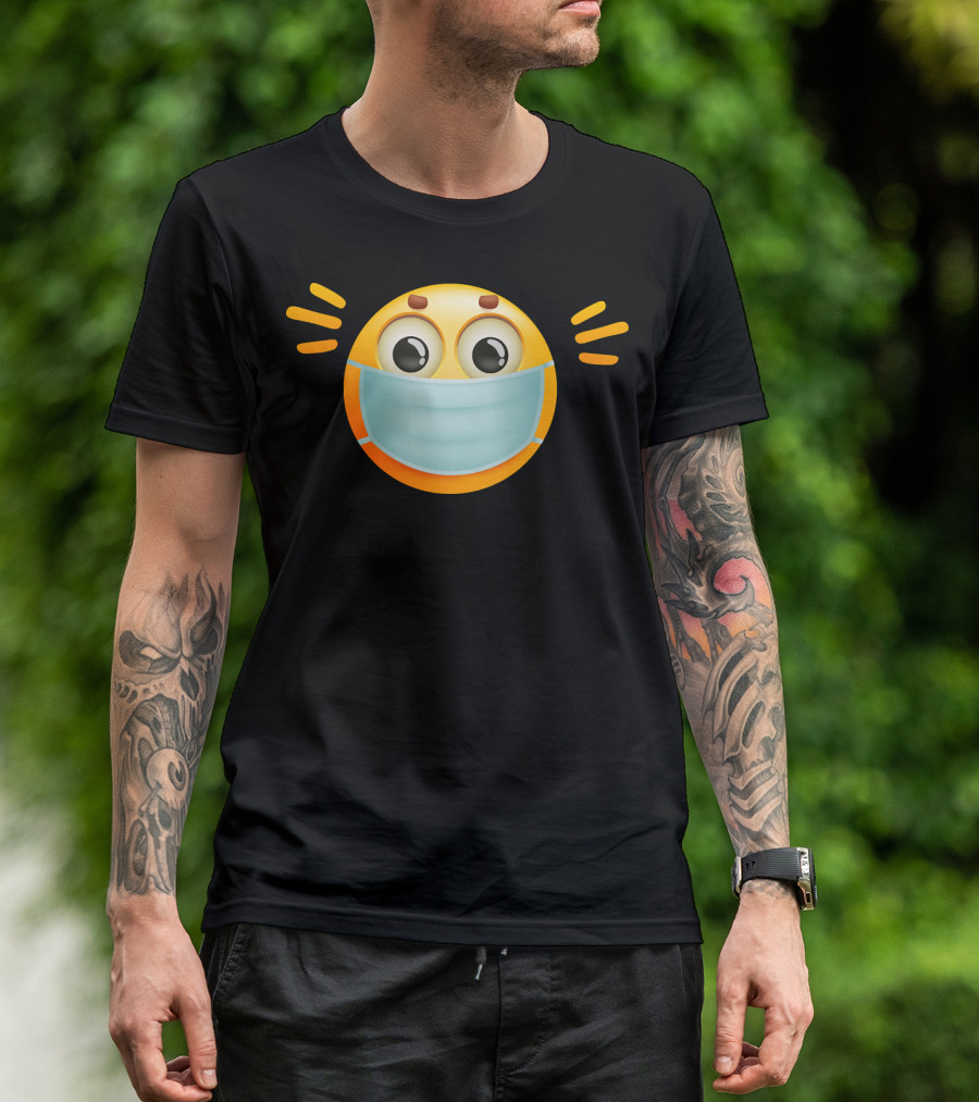 Face Mask Emoji Surgical Health T-Shirt
