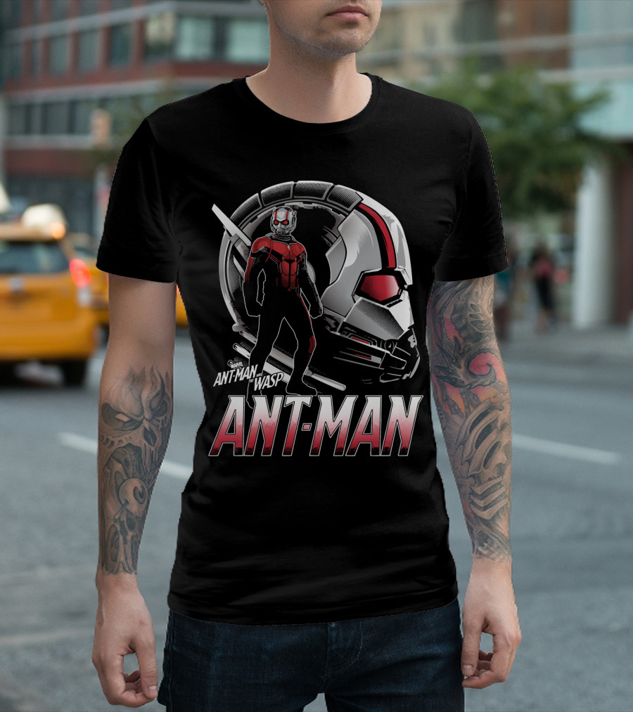Marvel Ant-Man and The Wasp Helmet Profile T-Shirt
