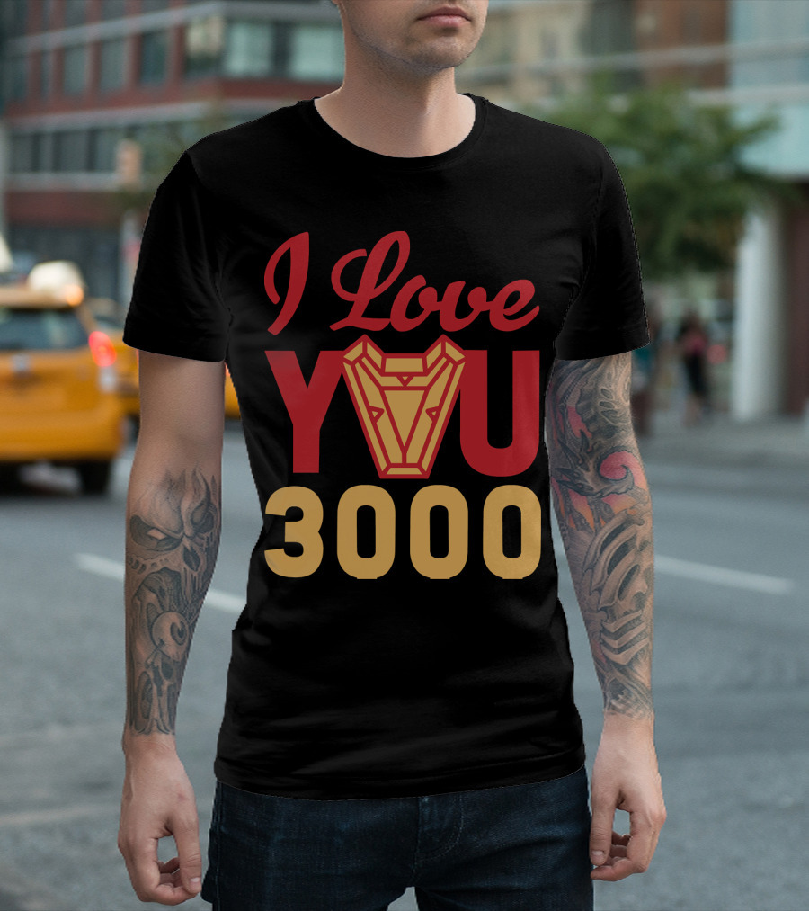 I Love You 3000 Marvel Arc Reactor T-Shirt
