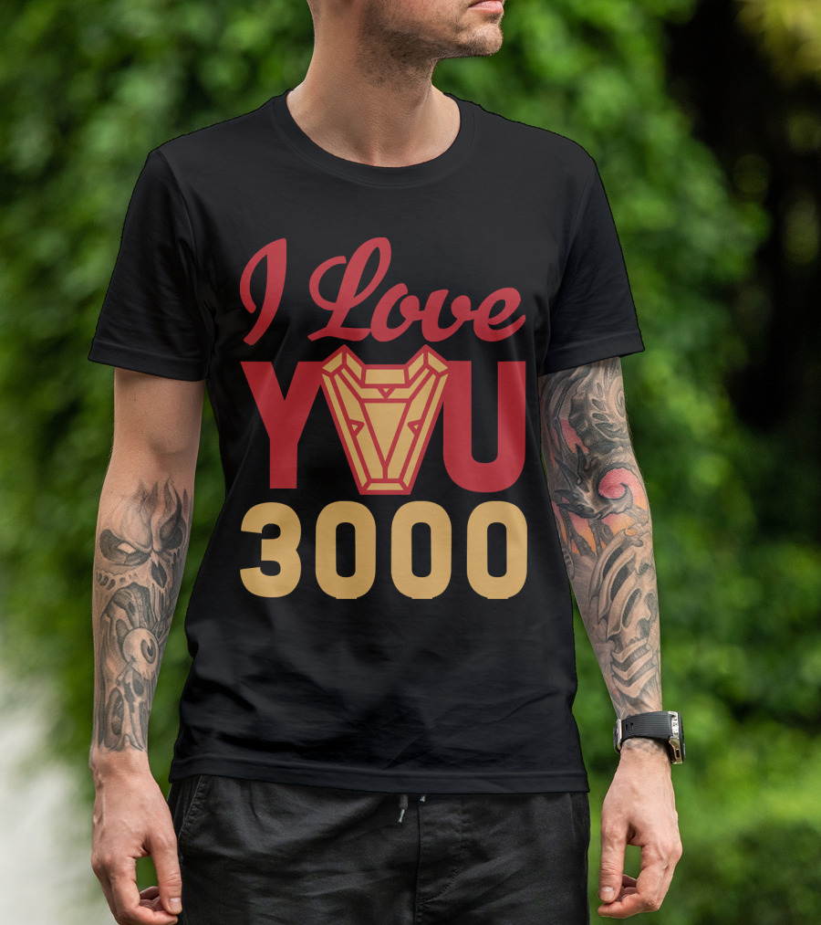 I Love You 3000 Marvel Arc Reactor T-Shirt
